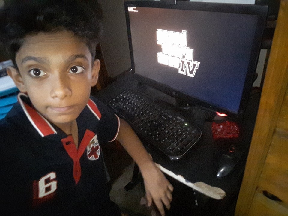 Childhood photo with GTA IV